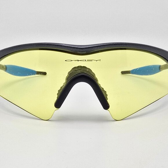 Oakley 09-611 New M Frame Smoke Frame H.I. Yellow Sweep Lens Sunglasses USA - Picture 2 of 15